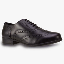 Load image into Gallery viewer, Bella Brogue Leather Girls School Shoe