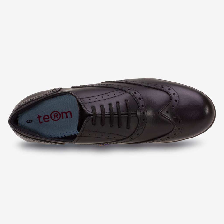 Bella Brogue Leather Girls School Shoe – Clifton College