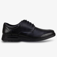 Load image into Gallery viewer, Clerk Tyson Black Leather Boys School Shoes