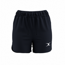 Load image into Gallery viewer, Navy Crested Girls GTS Sport Shorts
