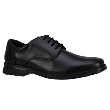 Load image into Gallery viewer, Clerk Tyson Black Leather Boys School Shoes
