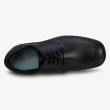 Load image into Gallery viewer, Clerk Tyson Black Leather Boys School Shoes
