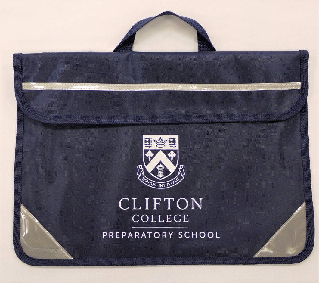 Navy Clifton College Book Bag