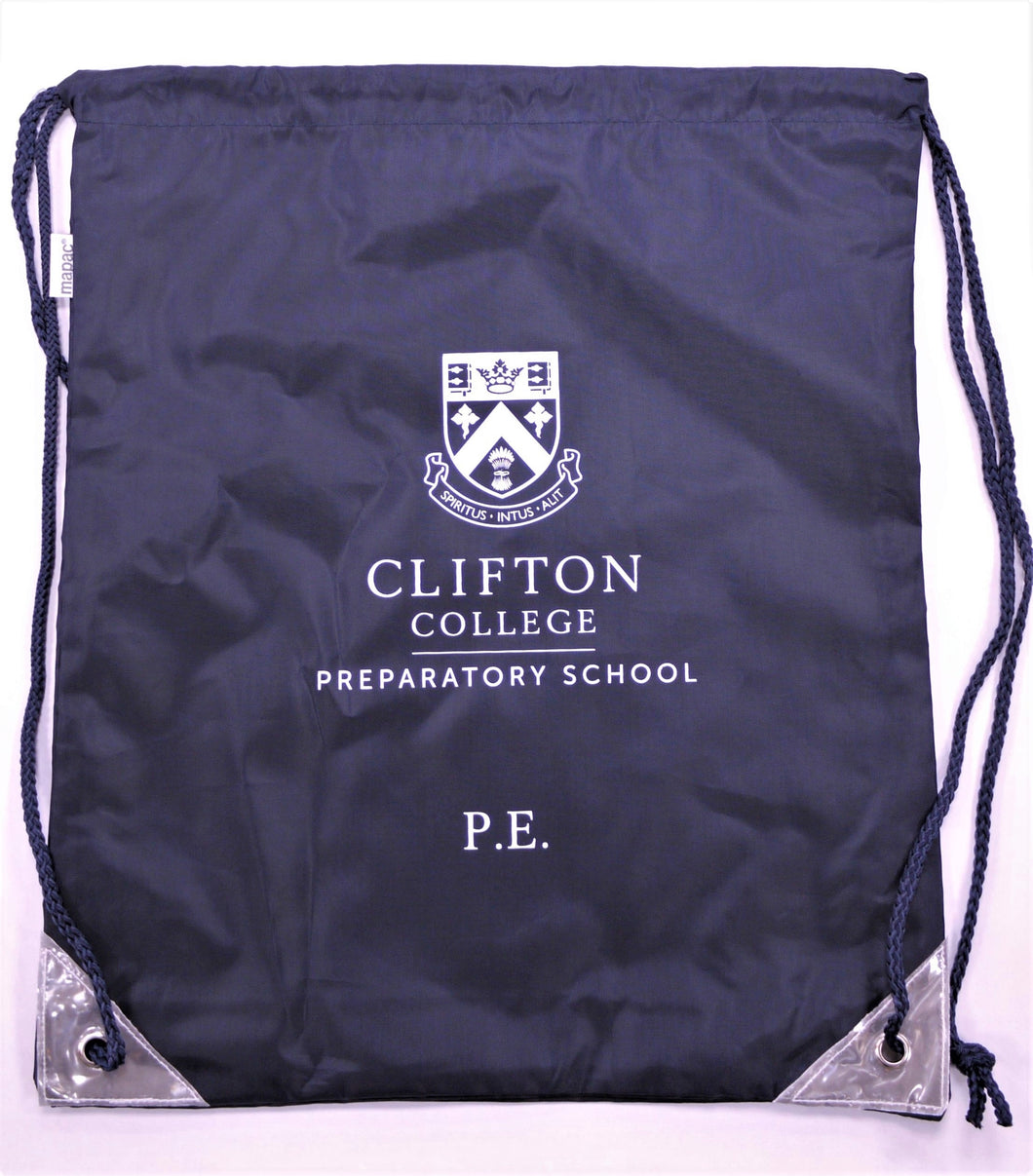Navy Clifton College PE Bag