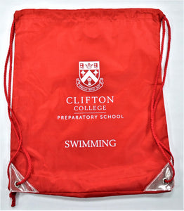 Red Clifton College Swimming Bag