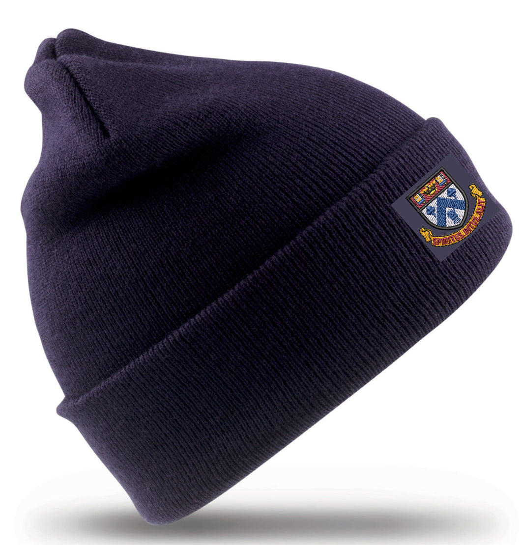 Crested Beanie Hat