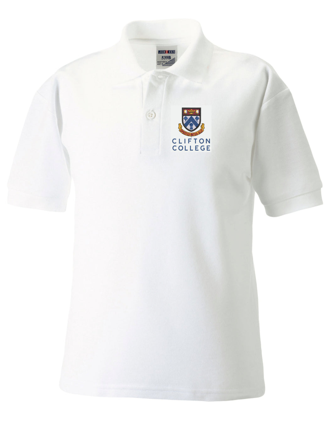 White Polo Shirt Crested (for indoor PE)