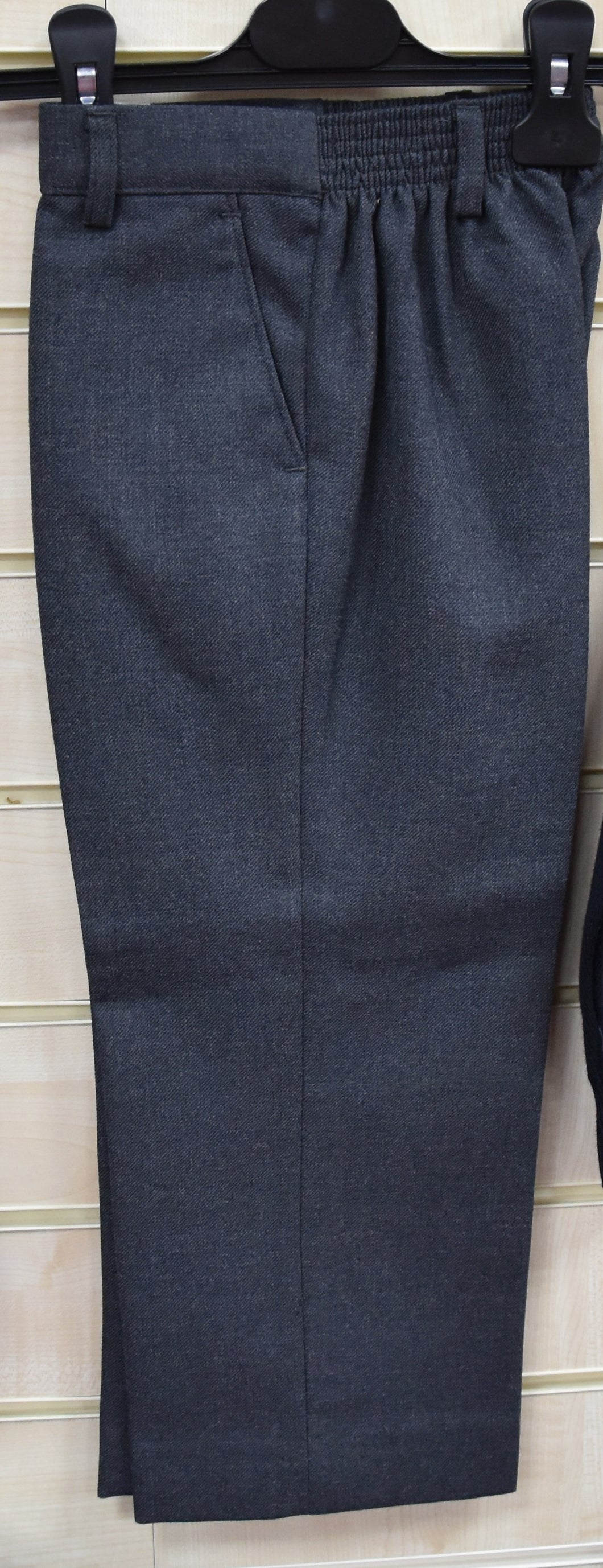 SALE - Pre-Boys Flat Front Grey trousers